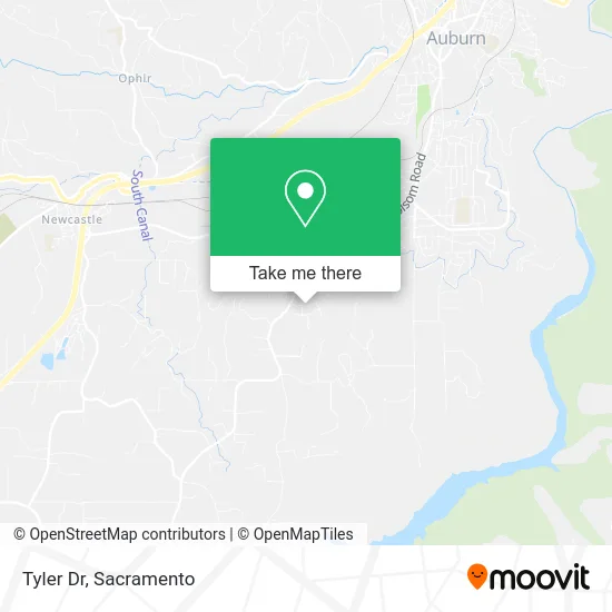 Tyler Dr map