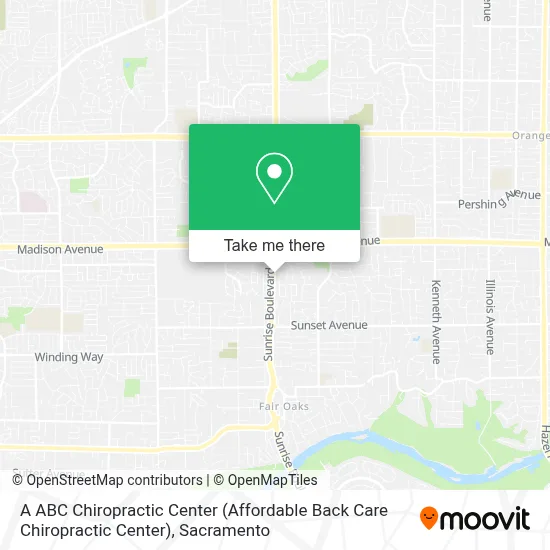 A ABC Chiropractic Center (Affordable Back Care Chiropractic Center) map