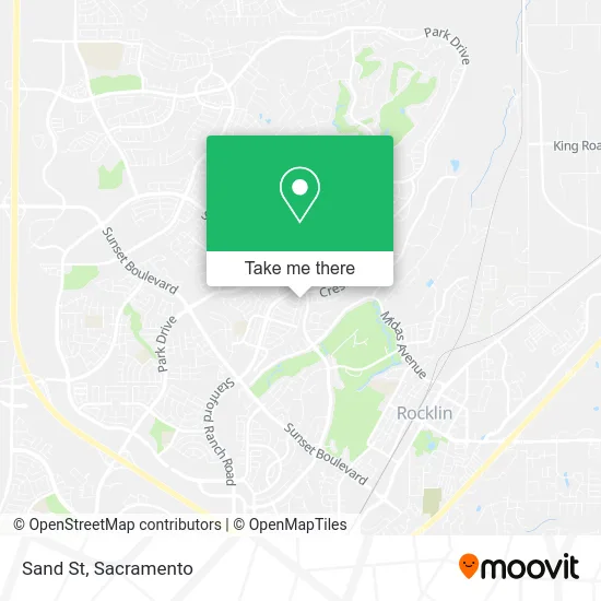 Mapa de Sand St