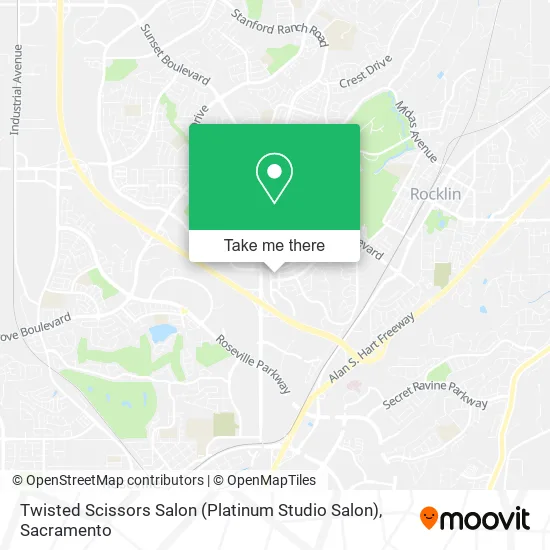 Twisted Scissors Salon (Platinum Studio Salon) map