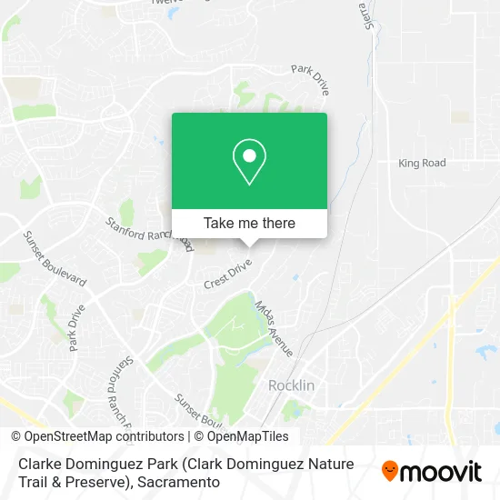 Mapa de Clarke Dominguez Park (Clark Dominguez Nature Trail & Preserve)