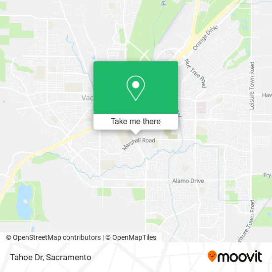 Mapa de Tahoe Dr