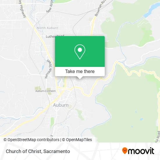 Mapa de Church of Christ