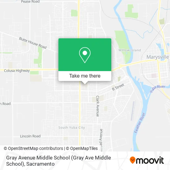 Mapa de Gray Avenue Middle School