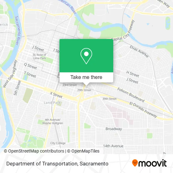 Mapa de Department of Transportation