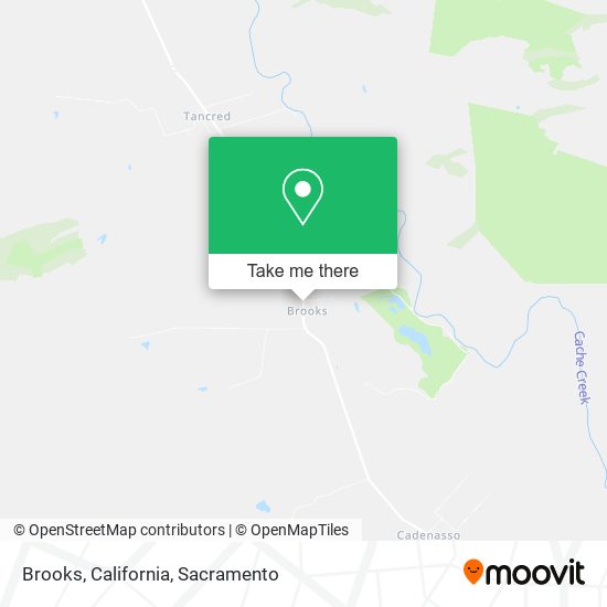 Brooks, California map