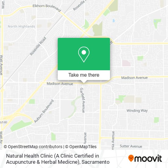 Natural Health Clinic (A Clinic Certified in Acupuncture & Herbal Medicne) map