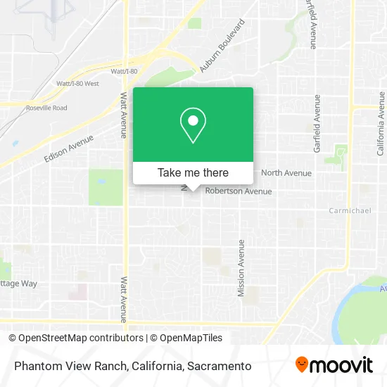 Phantom View Ranch, California map