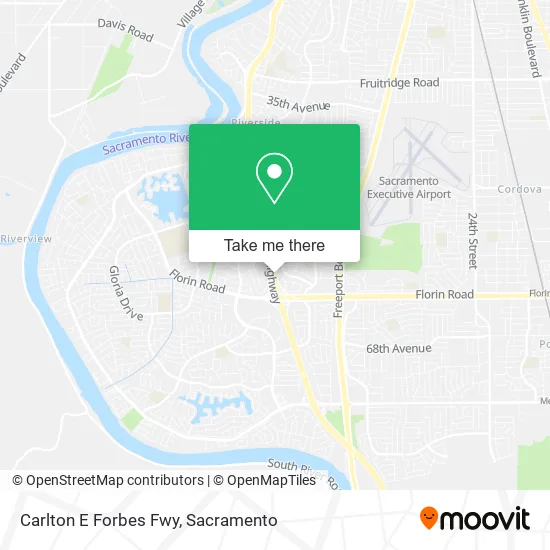 Mapa de Carlton E Forbes Fwy