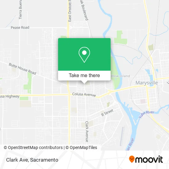 Mapa de Clark Ave