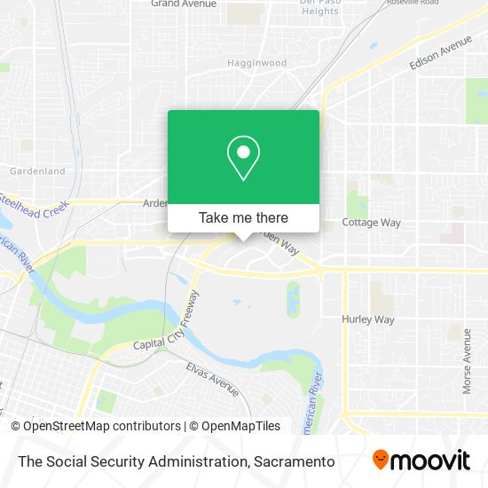The Social Security Administration map