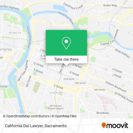 Mapa de California Dui Lawyer