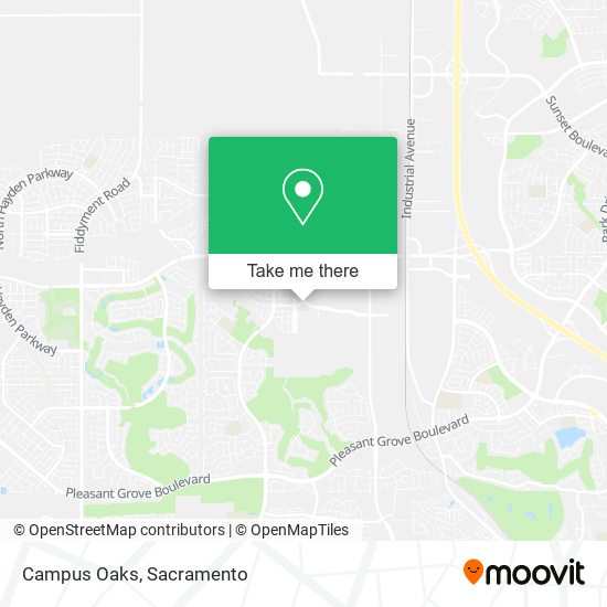 Campus Oaks map