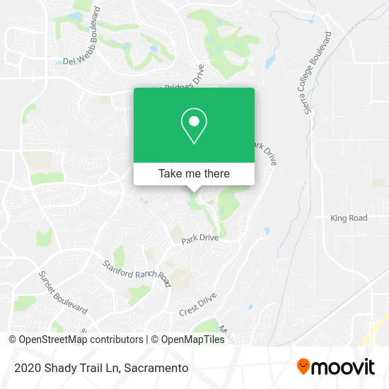 2020 Shady Trail Ln map