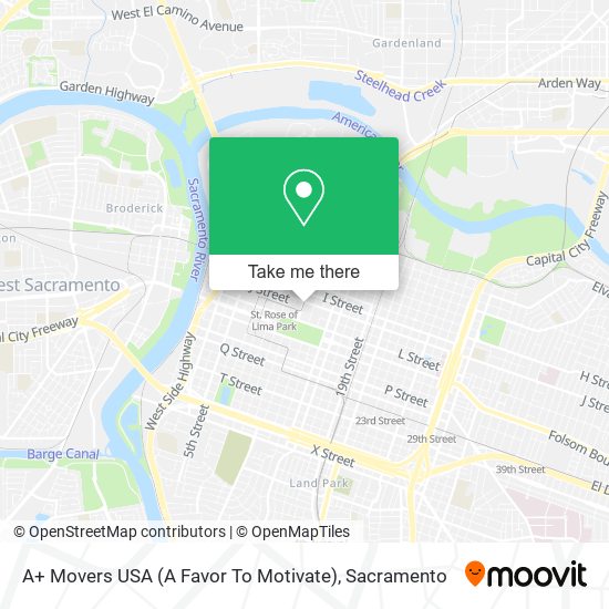 A+ Movers USA (A Favor To Motivate) map