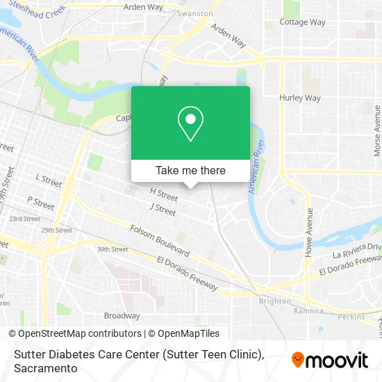 Sutter Diabetes Care Center (Sutter Teen Clinic) map