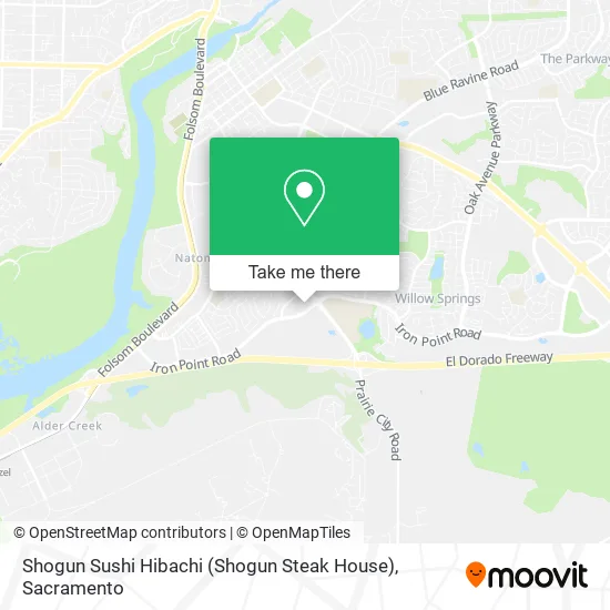 Mapa de Shogun Sushi Hibachi (Shogun Steak House)