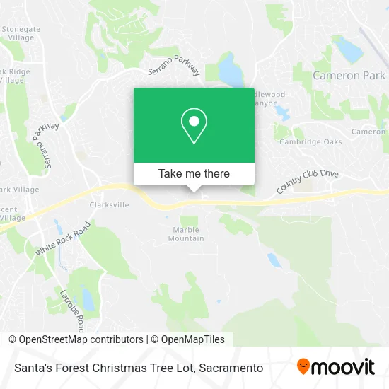 Mapa de Santa's Forest Christmas Tree Lot