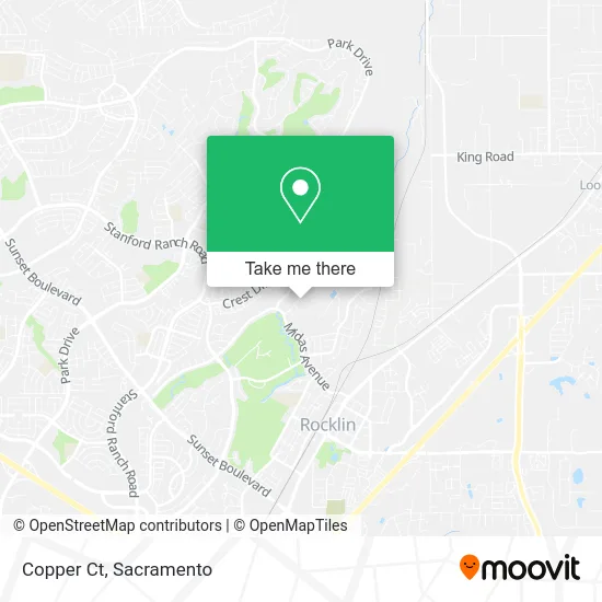 Mapa de Copper Ct