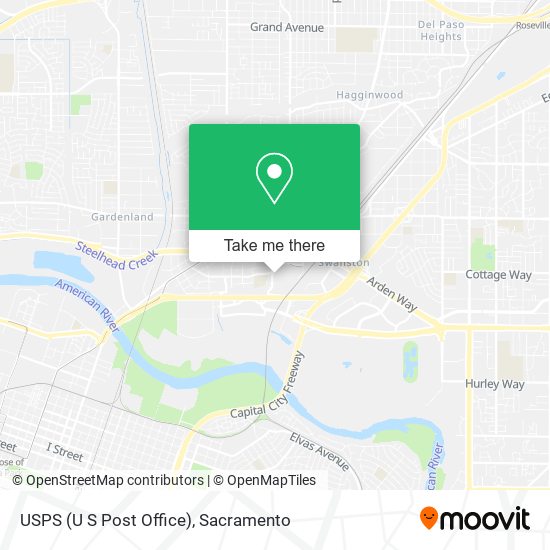 USPS (U S Post Office) map