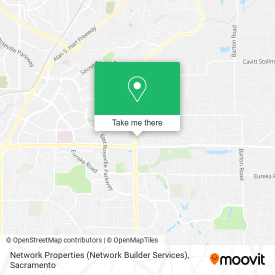 Network Properties (Network Builder Services) map