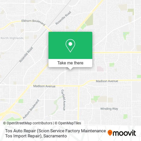 Tos Auto Repair (Scion Service Factory Maintenance Tos Import Repair) map