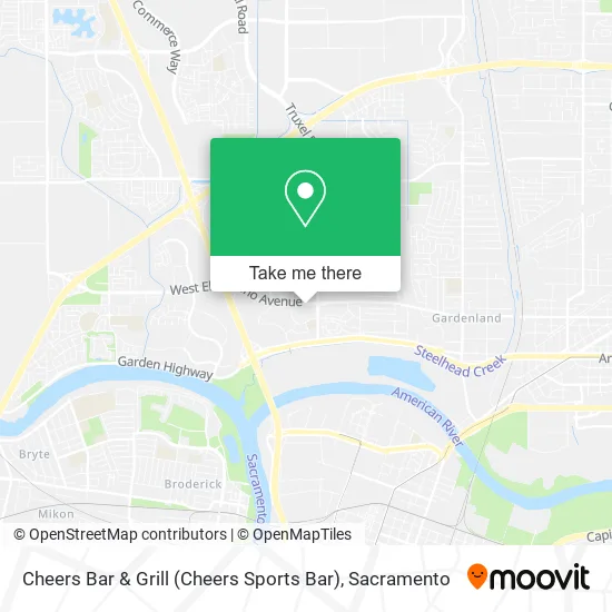 Mapa de Cheers Bar & Grill (Cheers Sports Bar)