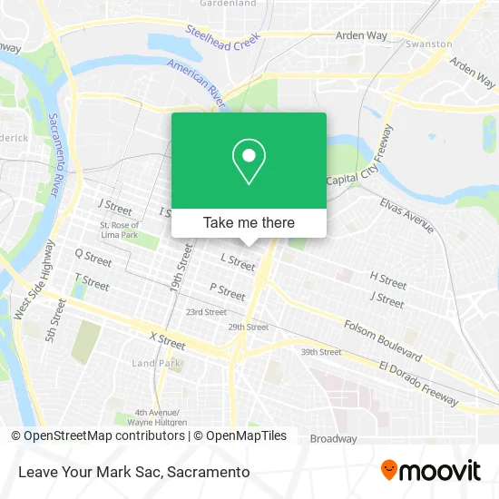 Leave Your Mark Sac map
