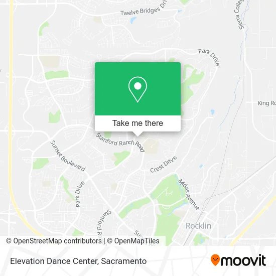 Mapa de Elevation Dance Center
