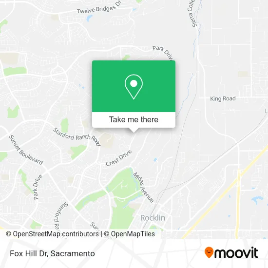 Mapa de Fox Hill Dr