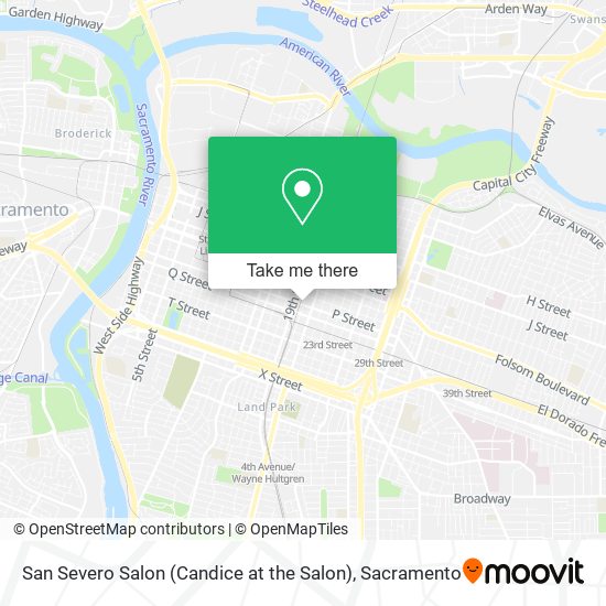 San Severo Salon (Candice at the Salon) map