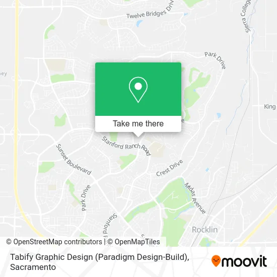 Mapa de Tabify Graphic Design (Paradigm Design-Build)