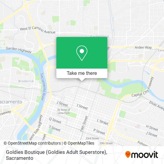 How to get to Goldies Boutique Goldies Adult Superstore in