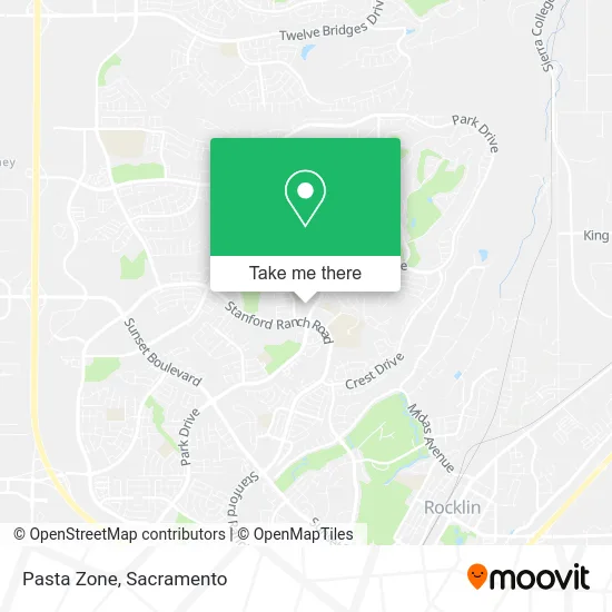 Mapa de Pasta Zone