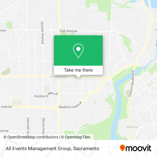 All Events Management Group map