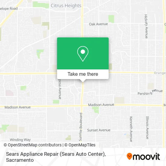 Sears Appliance Repair (Sears Auto Center) map