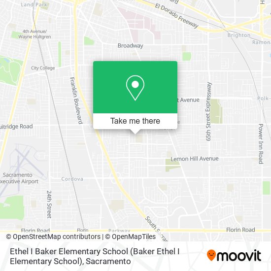 Ethel I Baker Elementary School map