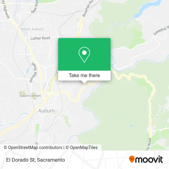 Mapa de El Dorado St