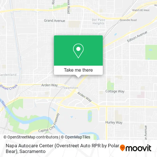 Napa Autocare Center (Overstreet Auto RPR by Polar Bear) map