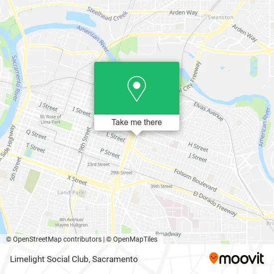 Limelight Social Club map