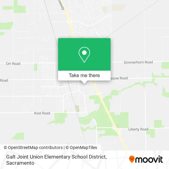 Galt Joint Union Elementary School District map