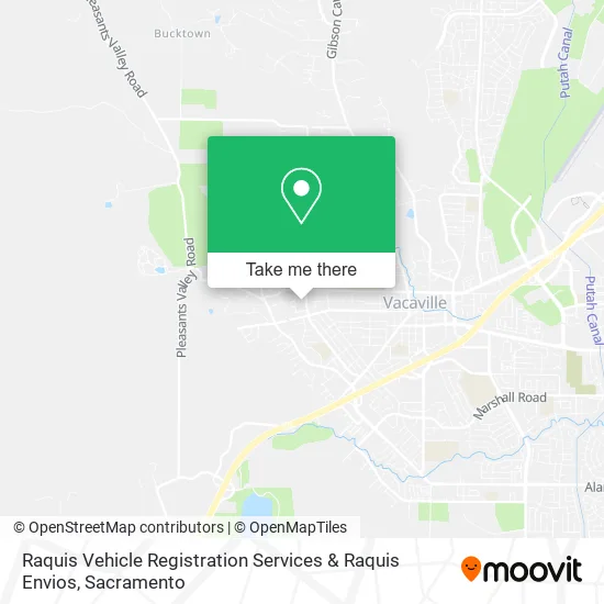 Raquis Vehicle Registration Services & Raquis Envios map