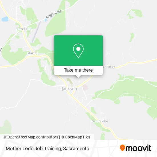 Mother Lode Job Training map