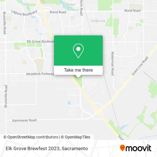 Elk Grove Brewfest 2023 map