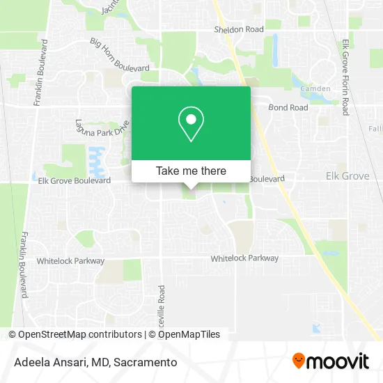 Adeela Ansari, MD map