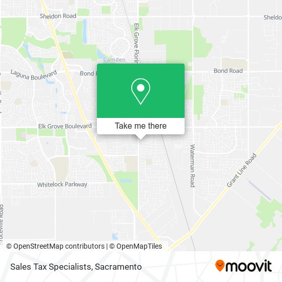 Sales Tax Specialists map