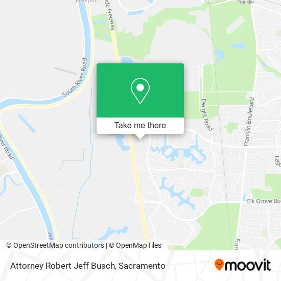 Attorney Robert Jeff Busch map