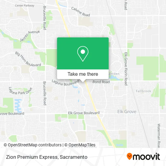 Mapa de Zion Premium Express