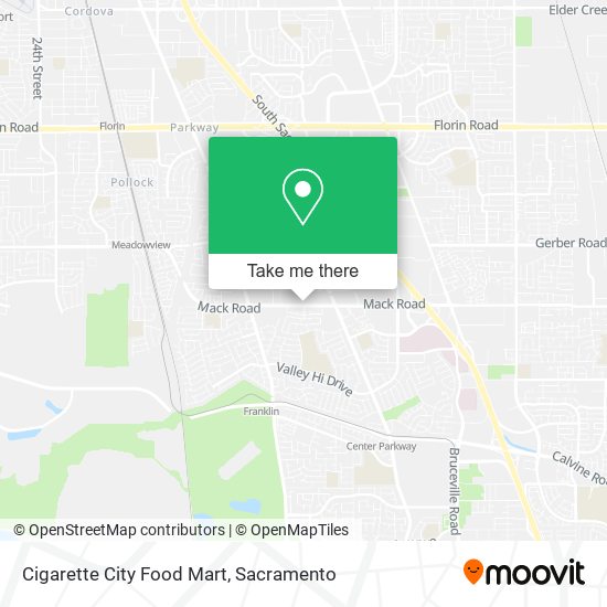 Mapa de Cigarette City Food Mart