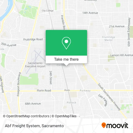 Abf Freight System map